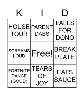 RAID BINGO Card