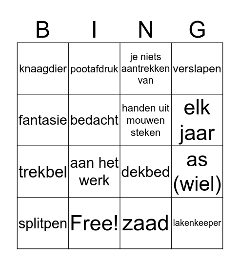 2.4.1/3 Bingo Card