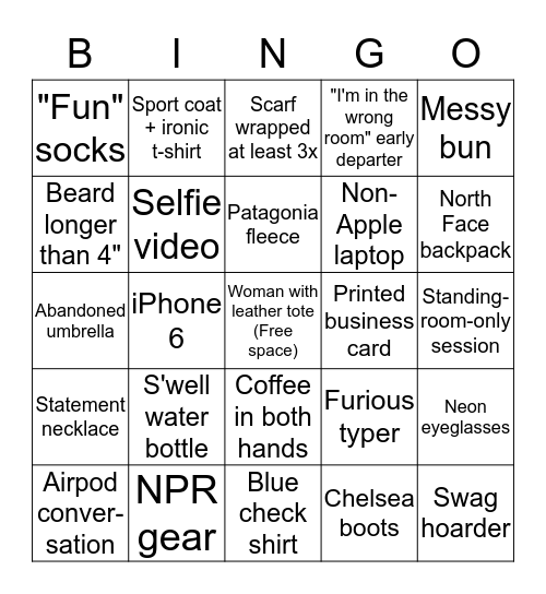 Spotted at #ISUM18 Bingo Card