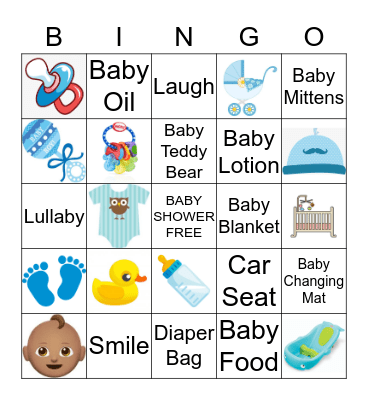 BABY SHOWER BINGO Card