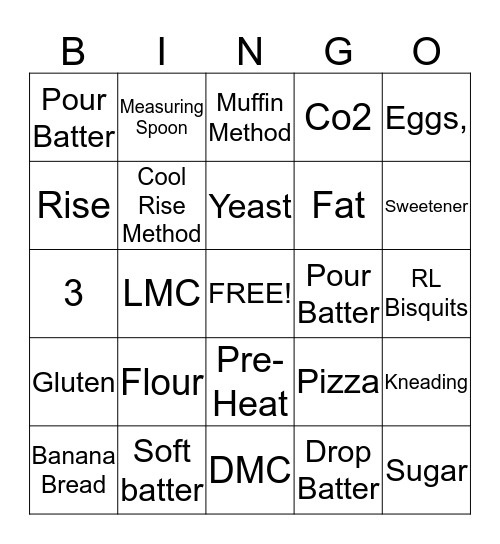 Breads Review Bingo Card