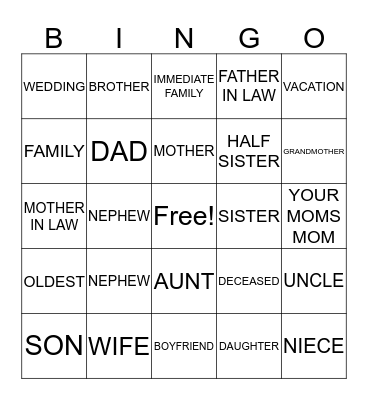 MEMBERSHIP BINGO Card