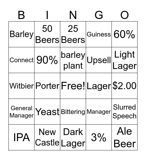 Woodys Bingo Card