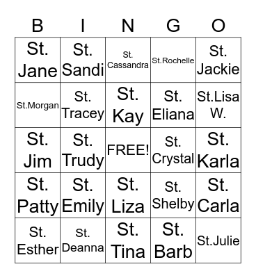 CHRISTMAS BINGO Card