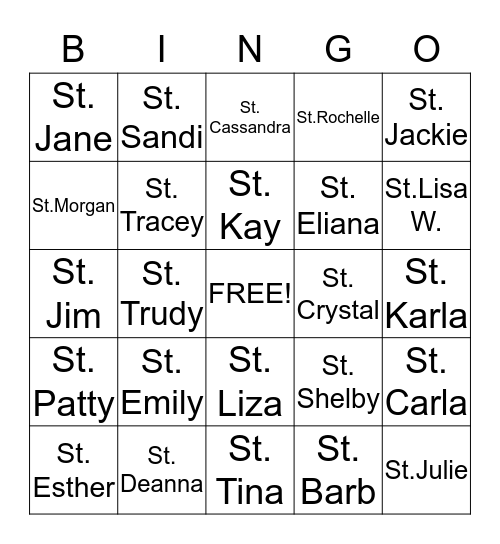 CHRISTMAS BINGO Card