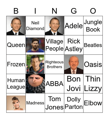 Carlton Community Church Bingo Card