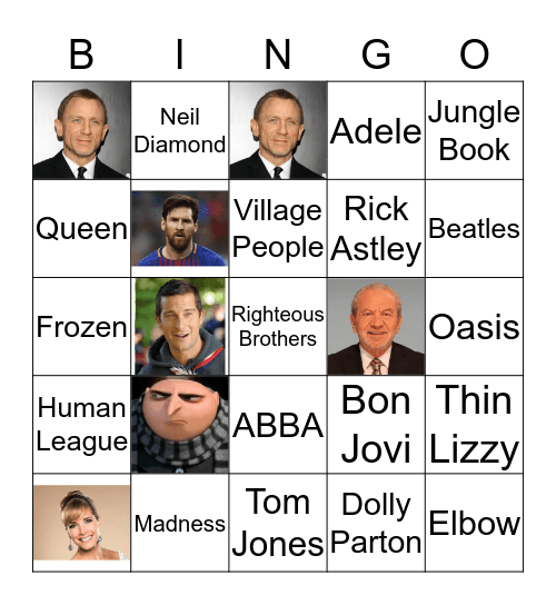 Carlton Community Church Bingo Card
