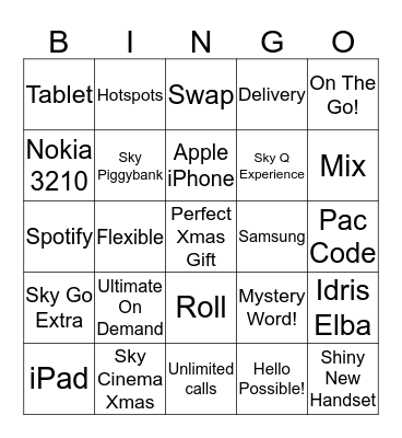 Lynch Lot  Bingo! Bingo Card