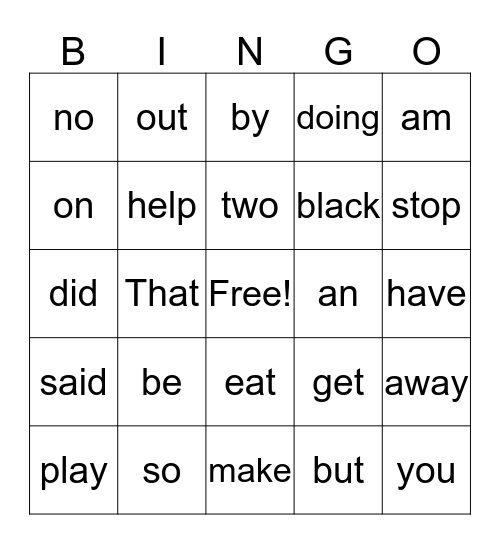 Red Bingo Card