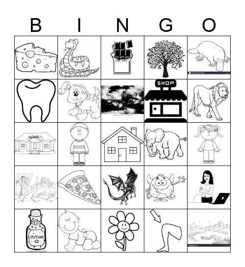 5th Grade Bingo Card
