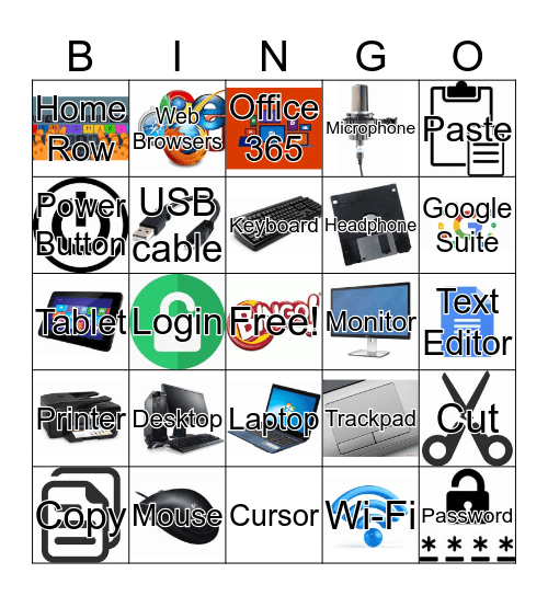 Computer Bingo Card