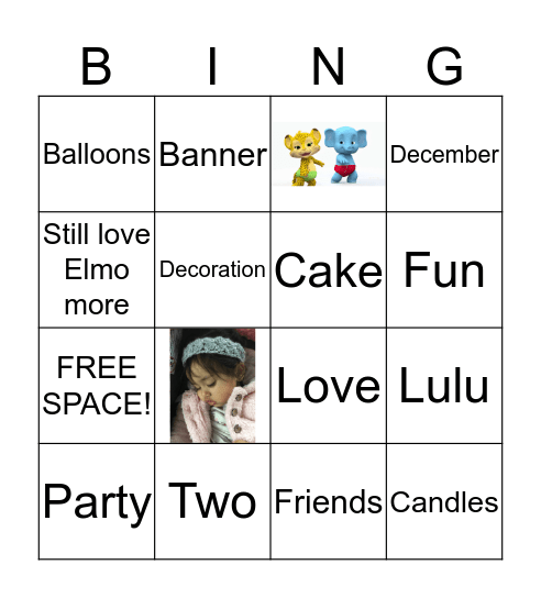 Hanein's 2nd Birthday! Bingo Card