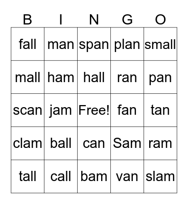 am an all Bingo Card