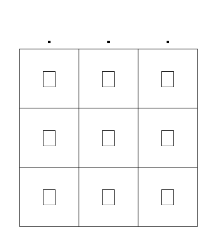 Amharic Number Bingo Card