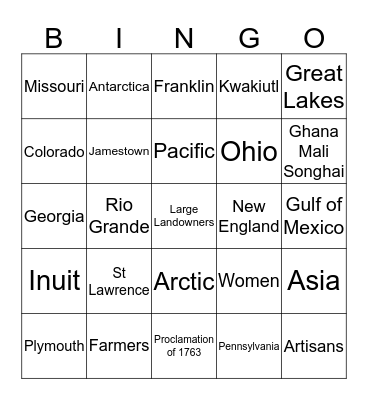USI Bingo So Far Bingo Card