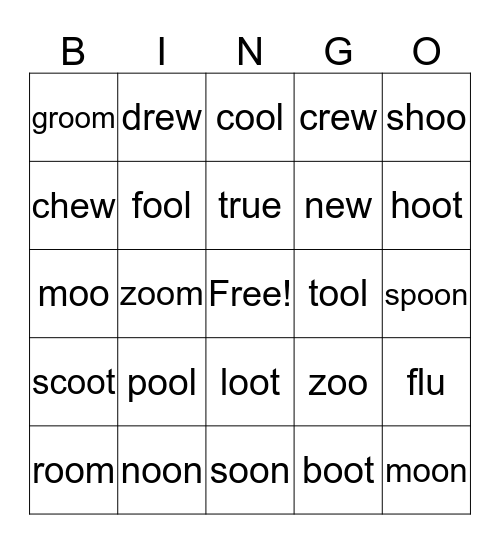 Bingoo Bingo Card