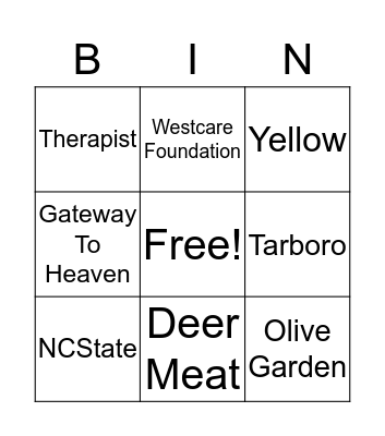 NyShonda's 30th Bingo Card
