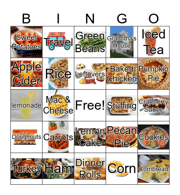 Thanksgiving II Bingo Card