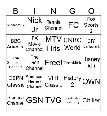 Digital Bingo Card