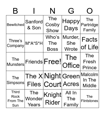 Total-Quiz.com Presents Radio Bingo: Coverall Bingo Card