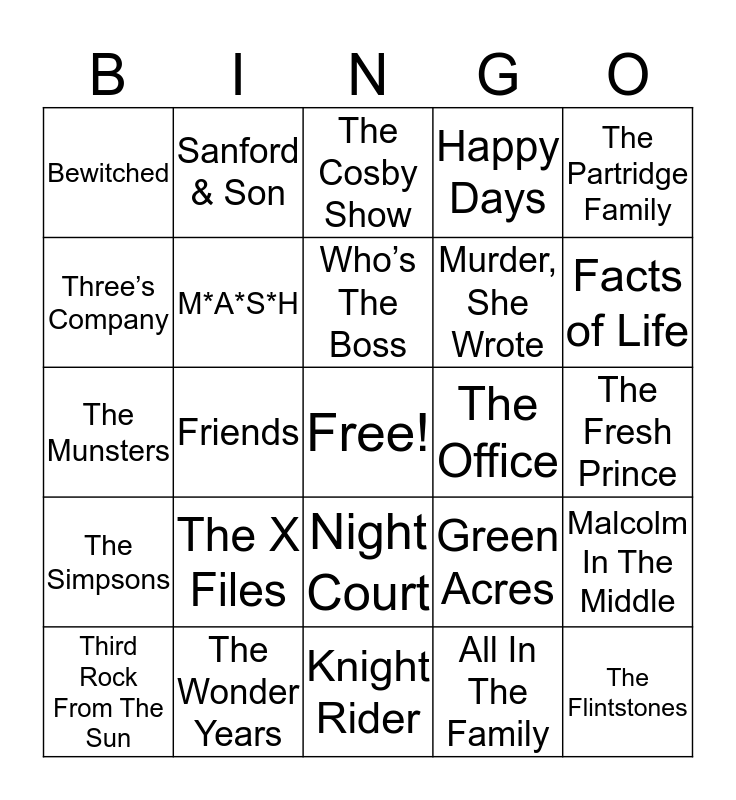 Presents Radio Bingo Coverall Bingo Card