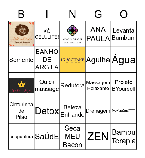 Bingo da Ana Bingo Card