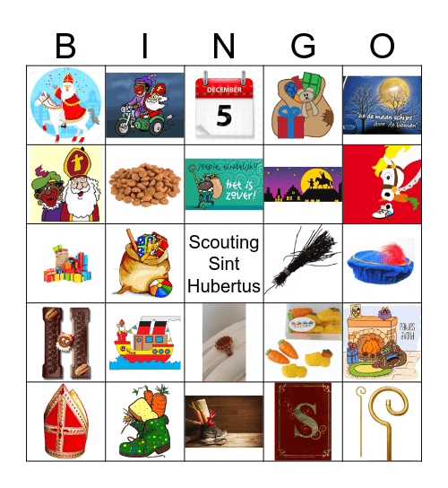 SINTERKLAAS Bingo Card