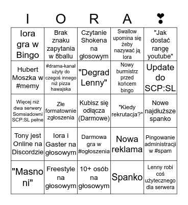 Somsiadownia Bingo Card
