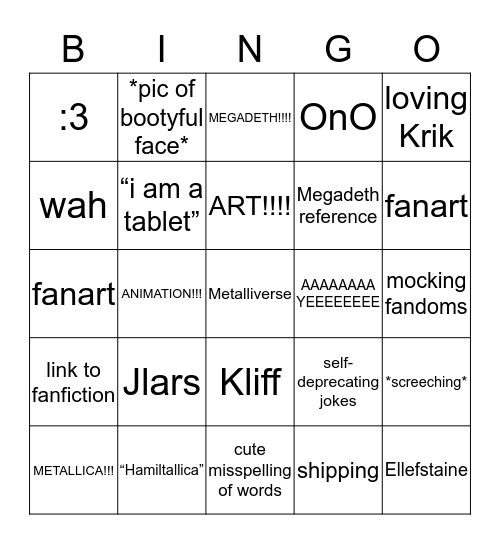 tablet bingo lol Bingo Card