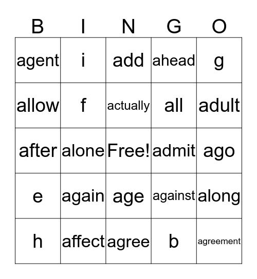 Collaboration Bingo Card