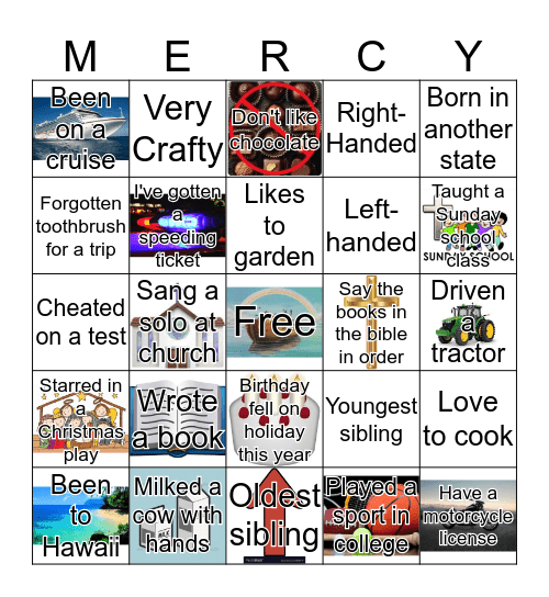 Ladies Trip "MERCY" Bingo Card