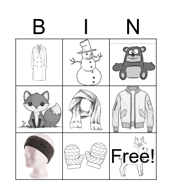 Winter BINGO Card
