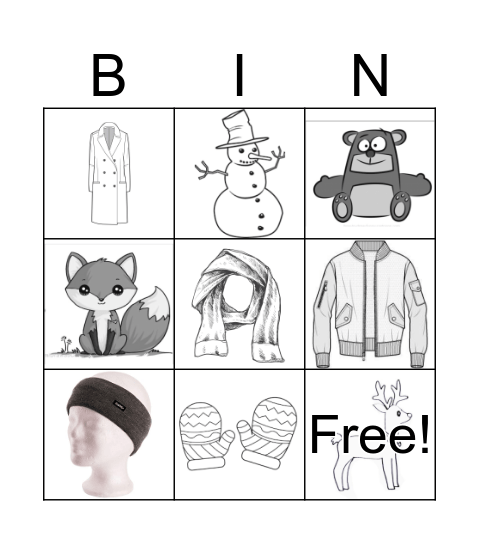 Winter BINGO Card