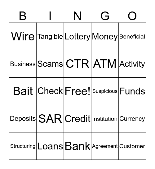 BSA Bingo Card