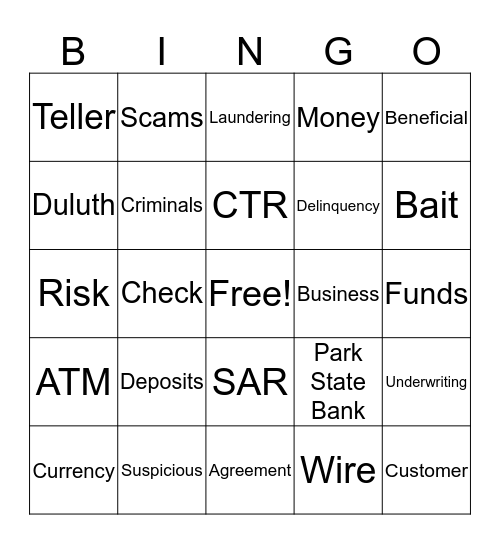 BSA Bingo Card