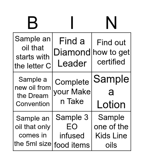 Quest for Knowledge Bingo Card