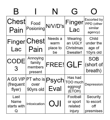 THANKSGIVING ED BINGO!!  Bingo Card