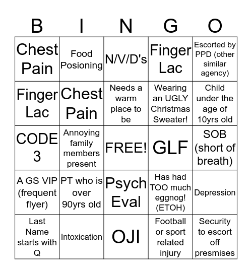 THANKSGIVING ED BINGO!!  Bingo Card