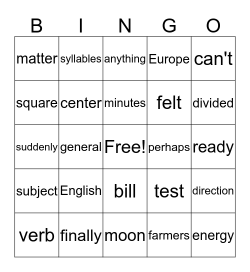 Standard 6.NS3  Fluently add, subtract, multiply, and divide multi-digit decimals using the standard algorithm for each operation. Bingo Card