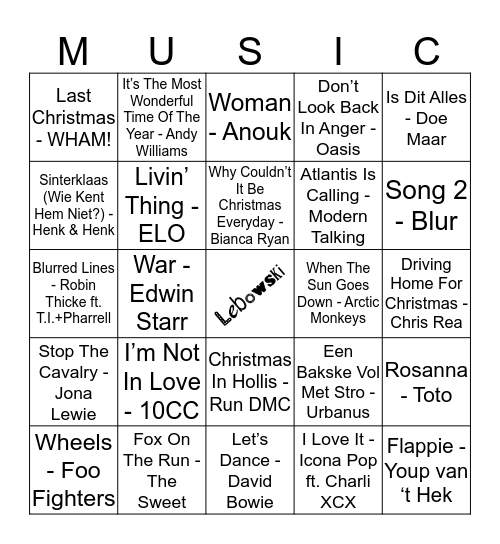 111 Bingo Card