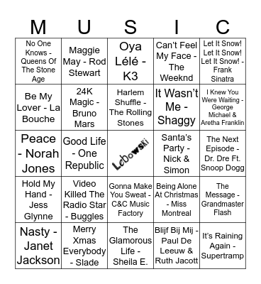 206 Bingo Card