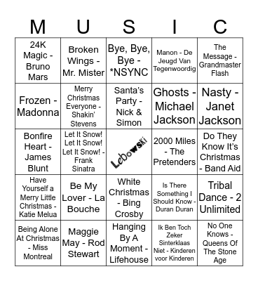 211 Bingo Card