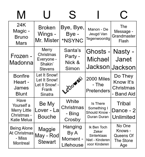 211 Bingo Card