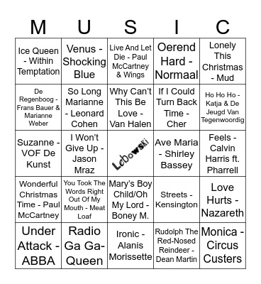 304 Bingo Card