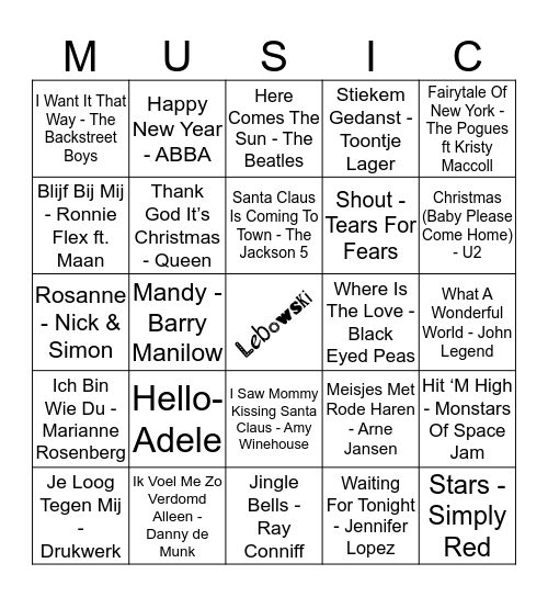 407 Bingo Card