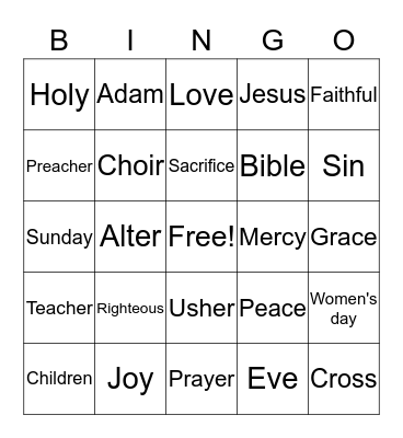 YPD  Bingo Card