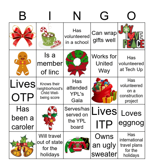 Meet Someone Who... Bingo Card