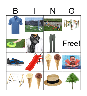 Bingo Pictures Bingo Card