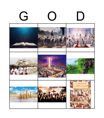 Images of the Church Bingo Card