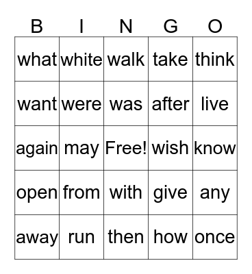 Averie's Bingo - Cards 2 & 3 Bingo Card